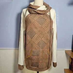 7th Ray Checkered / Plaid Long-Sleeve Lightweight Pullover Hoodie / Sweater